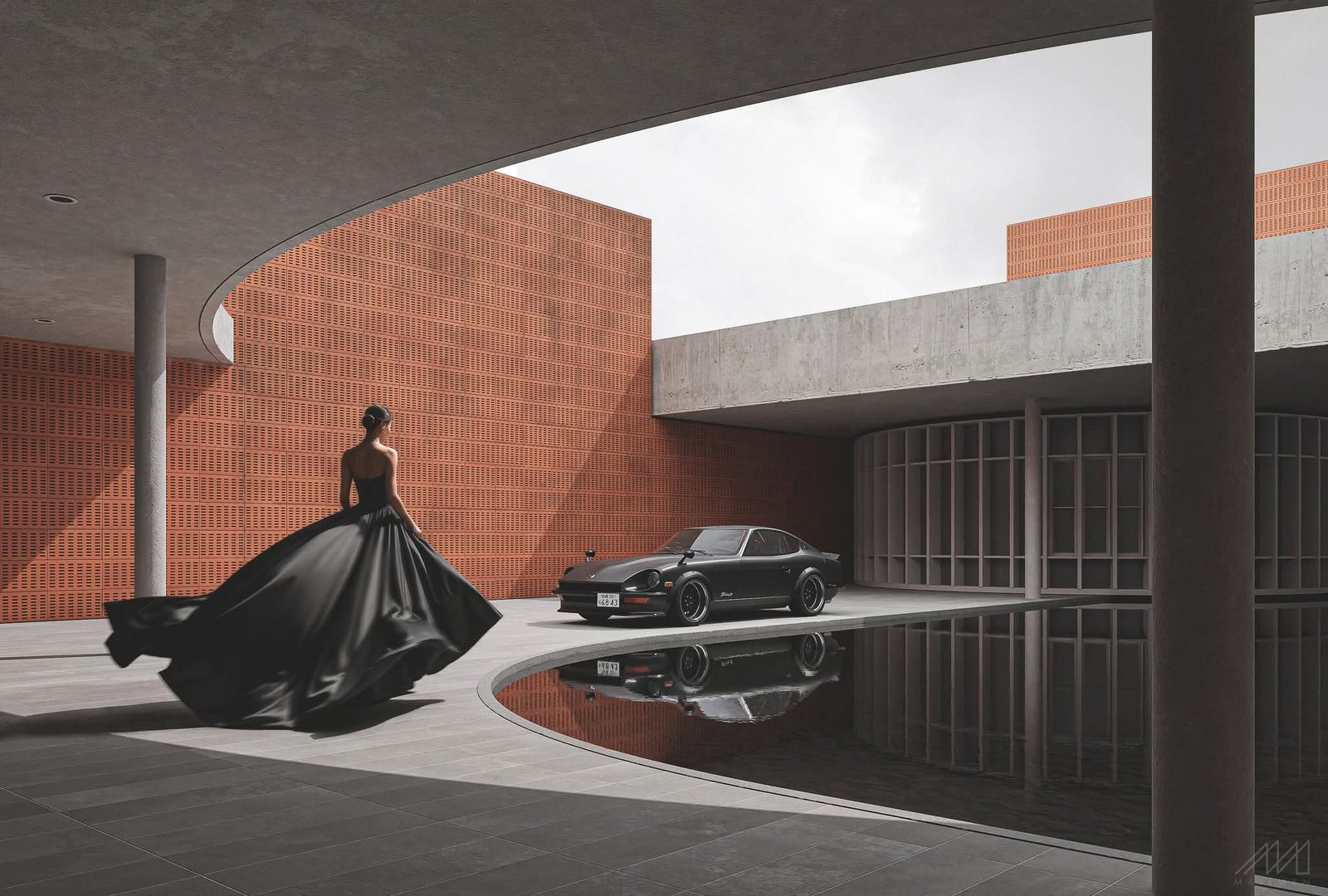 Automotive and fashion art-direction study