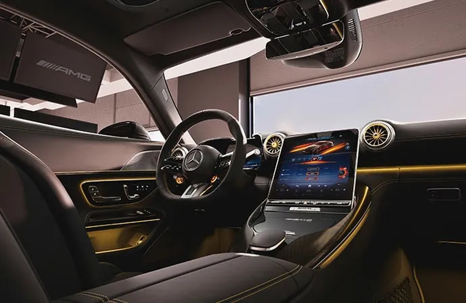 Original AMG cockpit photograph